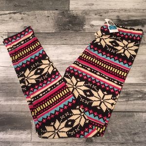 Leggings, S/M (Size 4-12) , Christmas Tights, Christmas Leggings
